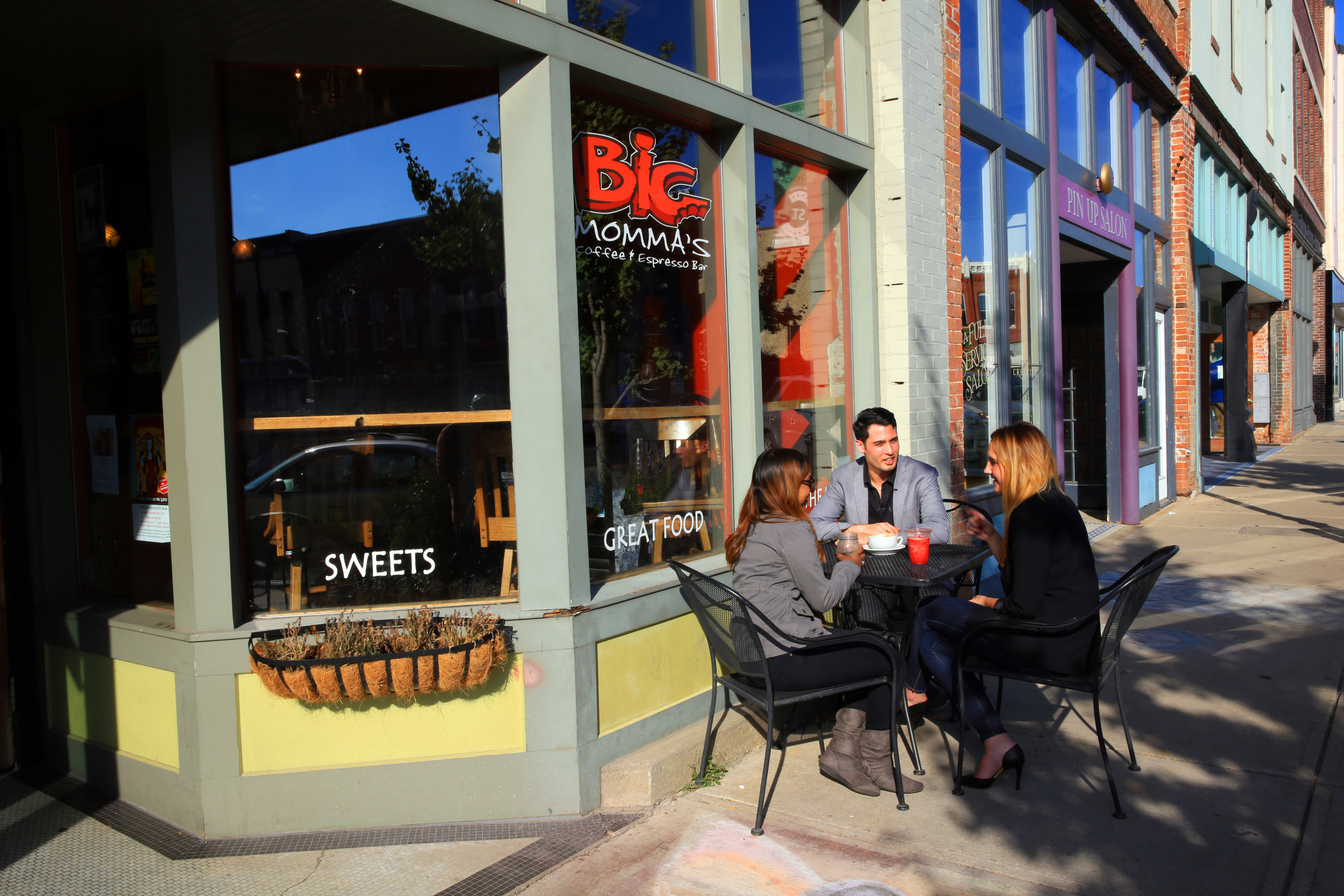 Specialty coffees at Big Momma’s on Historic C-Street in Springfield, Missouri