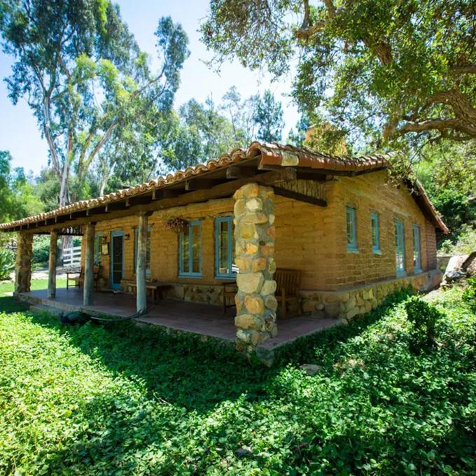 Exterior of Leo Carrillo's ranch in Carlsbad, California Exterior of Leo Carrillo's ranch in Carlsbad, California